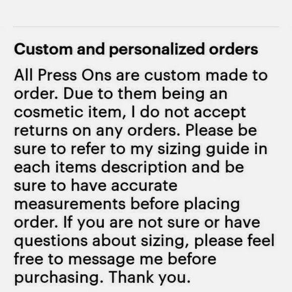 Handmade XXL Coffin Hard Gel Press On Nails - Picture 3 of 4